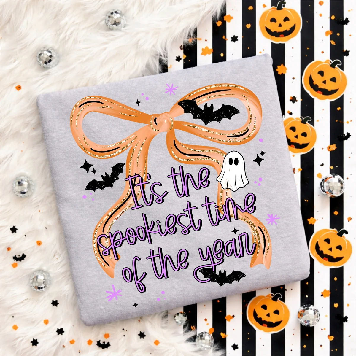 Spookiest Time Of Year Bow | DTF Transfers