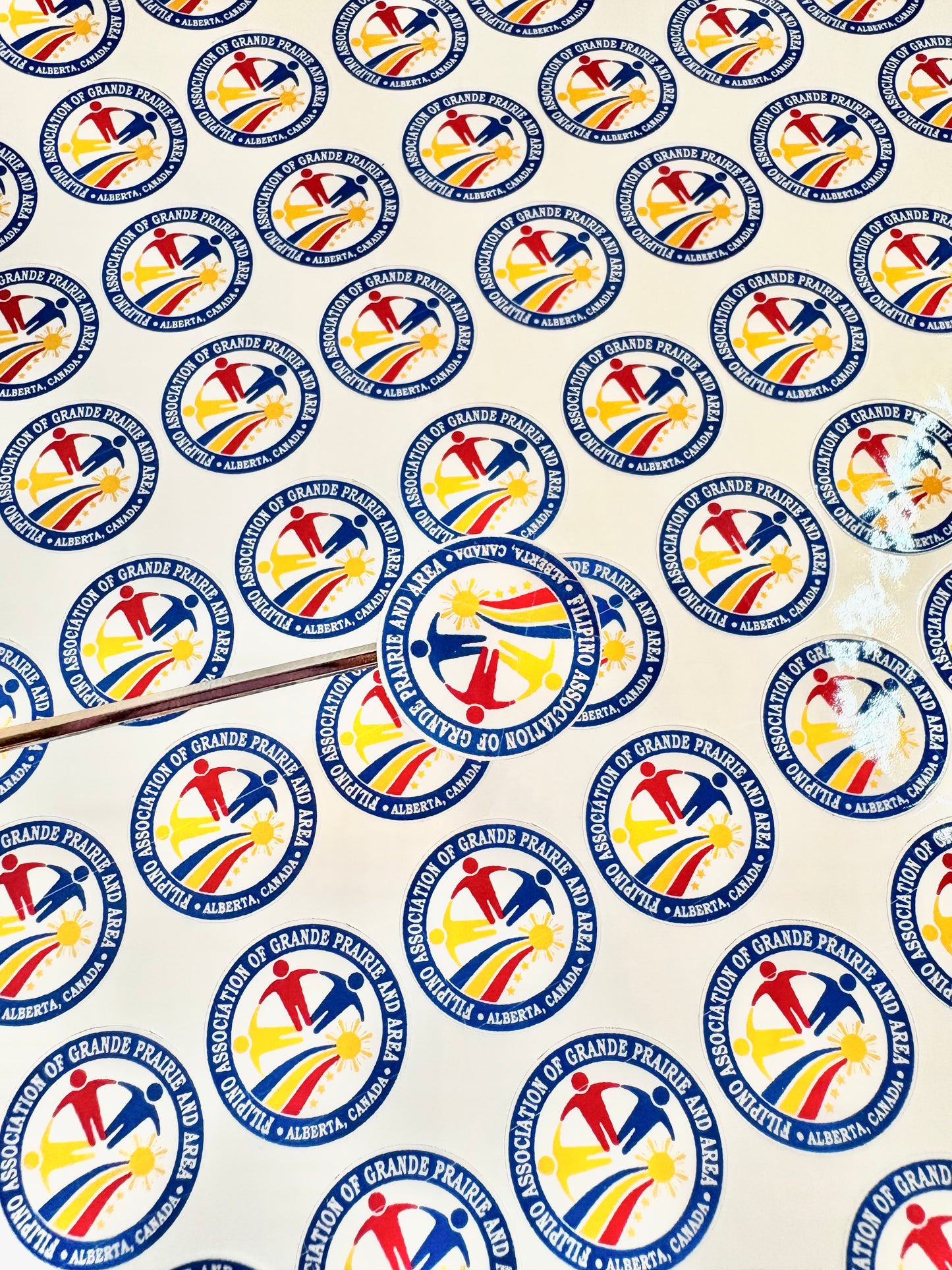 Custom Glossy Vinyl Sticker-Full Sheet (8.5” x 11”)