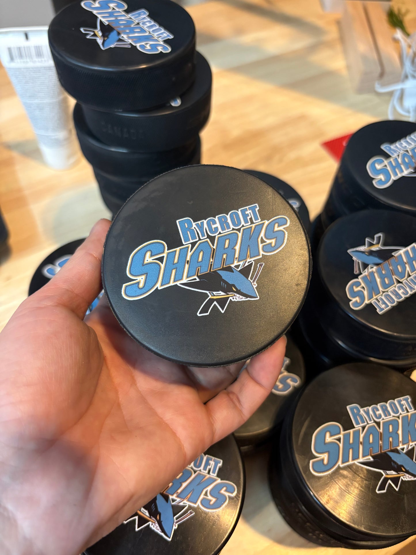 Personalized Hockey Pucks