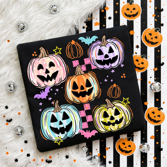 Colorful Jack O Lantern | DTF Transfers