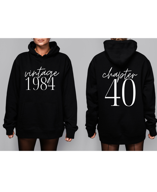 Vintage 1984-Pull Over Hoodie