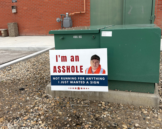 Novelty Yard Sign