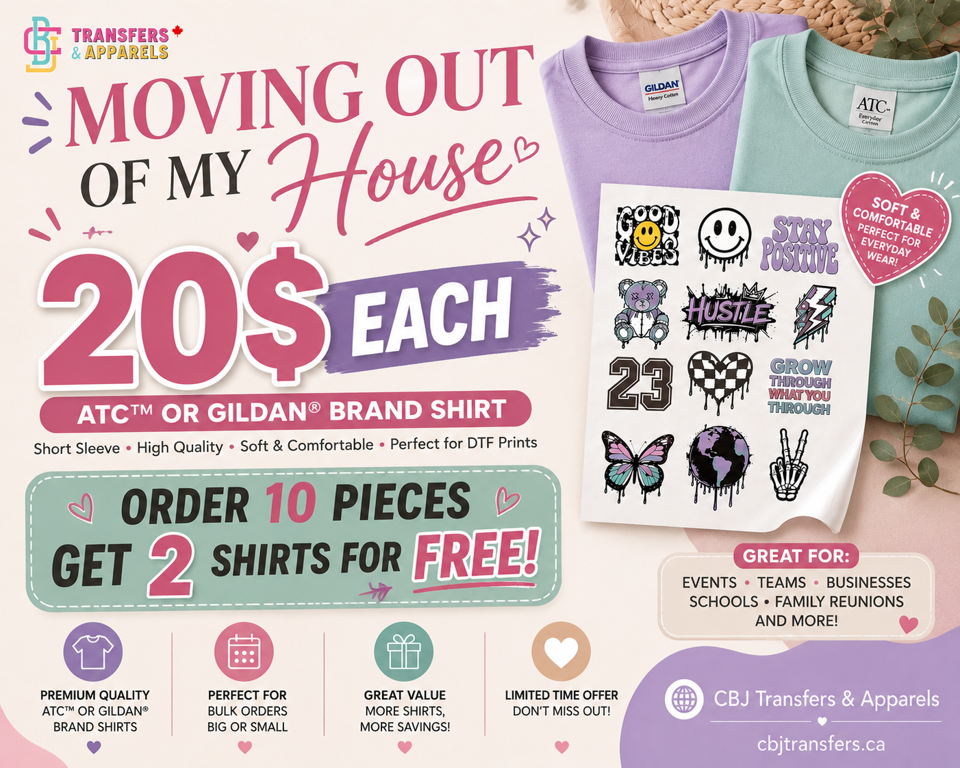 Custom Shirt (MOVING OUT OF MY HOUSE SALE! 🎉)