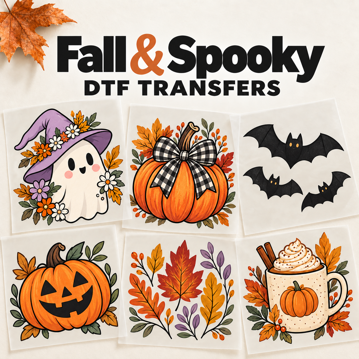 Fall and Spooky DTF TRANSFERS