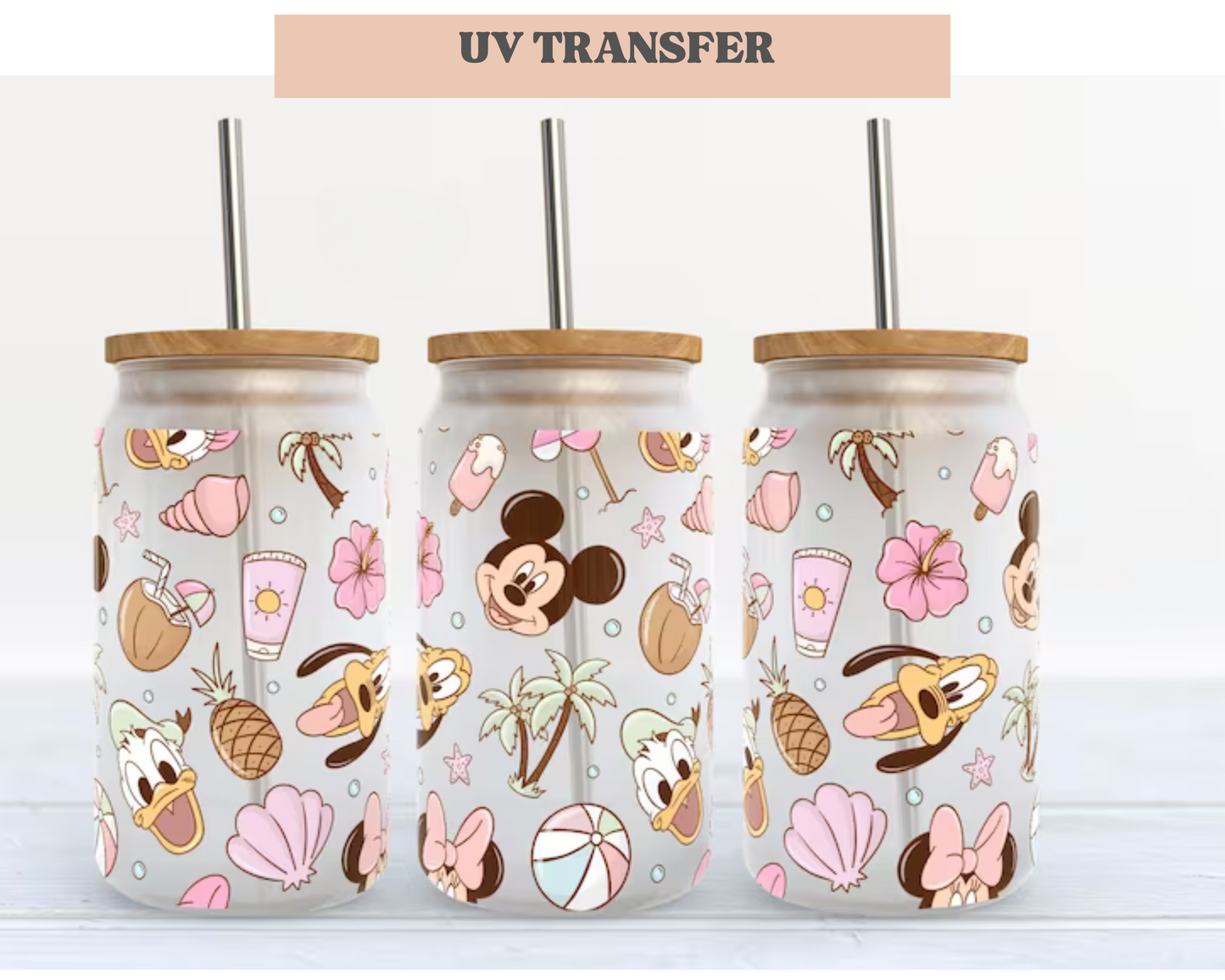 Minnie | 16 oz. Cup Wrap UV Transfer