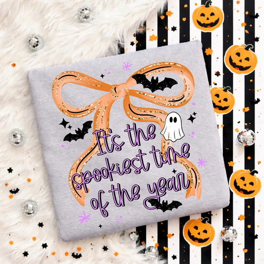 Spookiest Time Of Year Bow | DTF Transfers