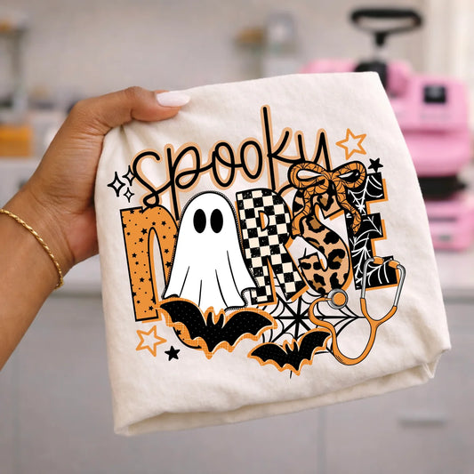 Spooky Nurse Ghost| DTF Transfers
