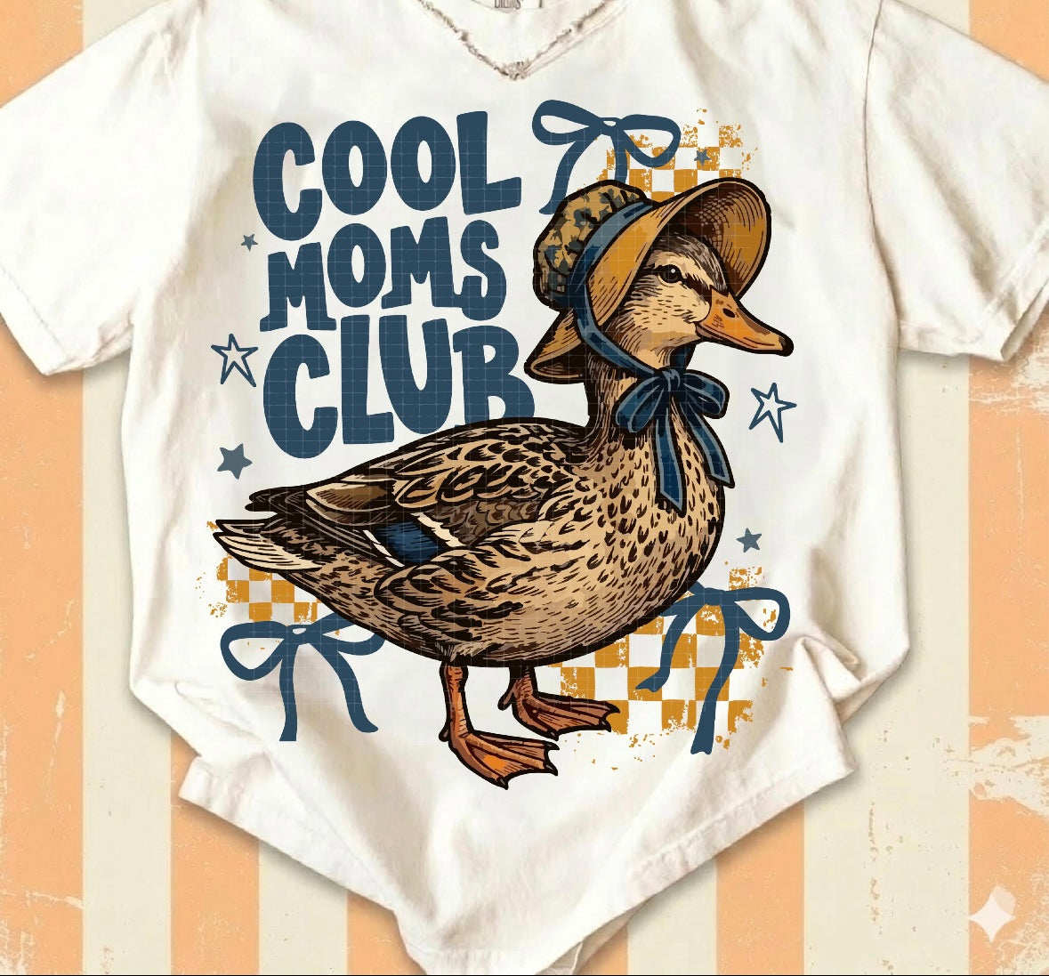 Cool Moms Club Goose Mama , Coquette Bow Mama , Mom Life, Antique Shirt, Dainty  DTF Transfers | 2026
