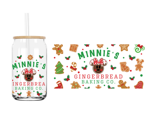 Gingerbread Company  | 16 oz. Cup Wrap UV Transfer