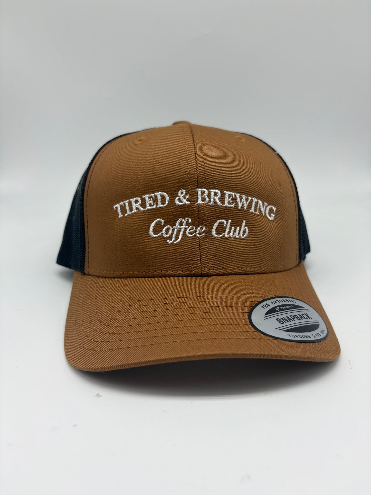 Tired and Brewing Coffee Club Hat