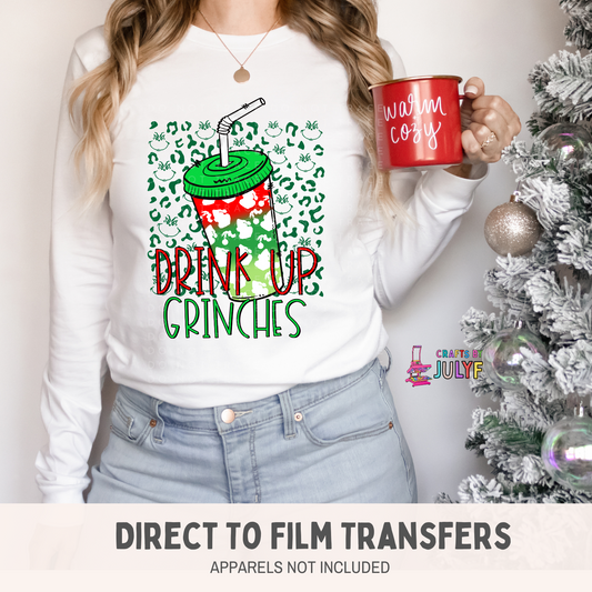 Drink Up DTF Transfers - 000307