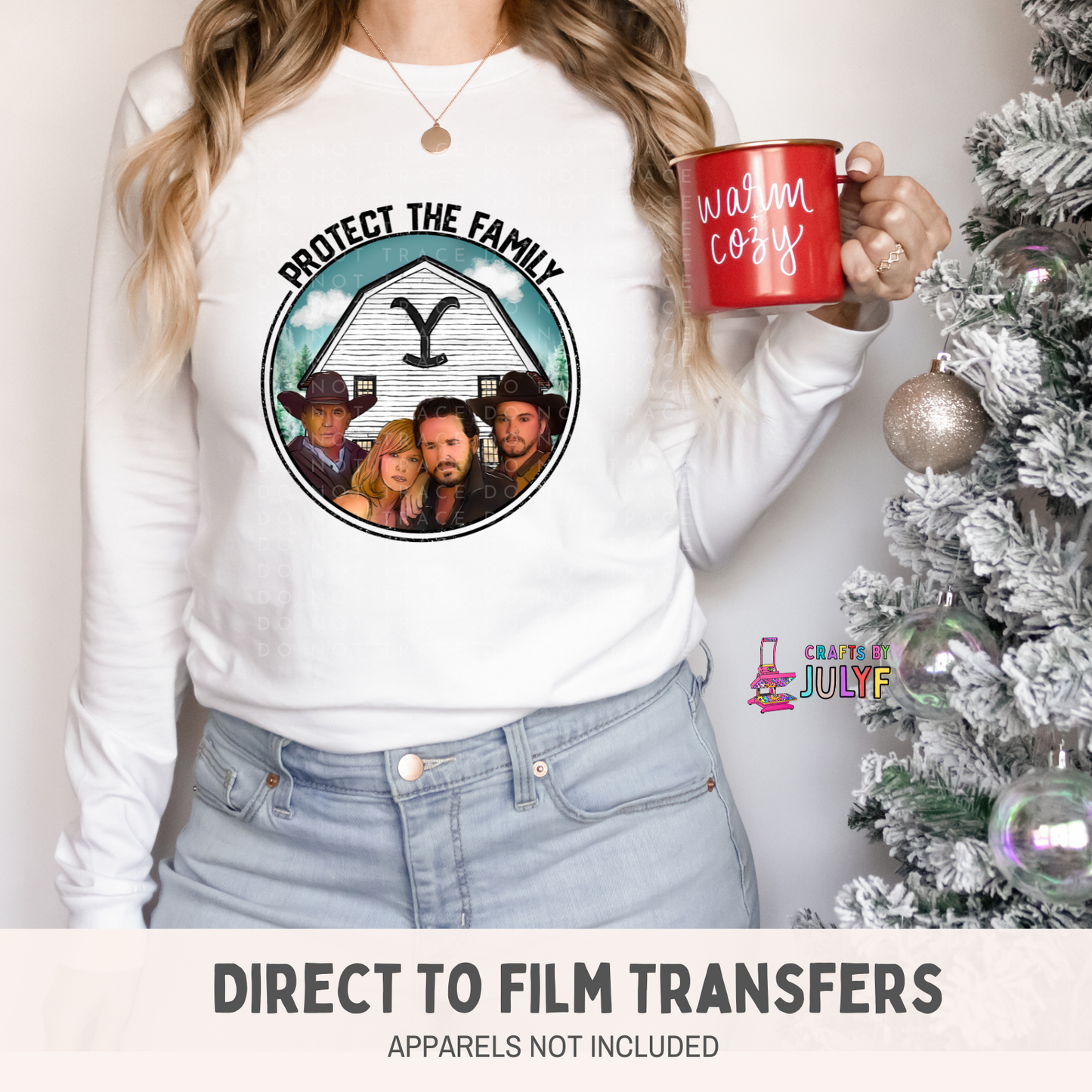 Protect the family DTF Transfers - 000310