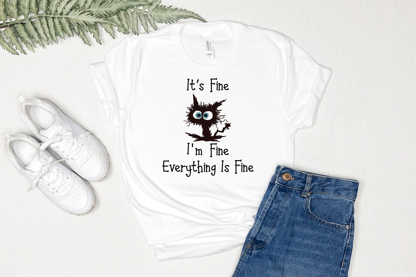 It's fine I'm fine everything is fine | DTF Transfer-000102