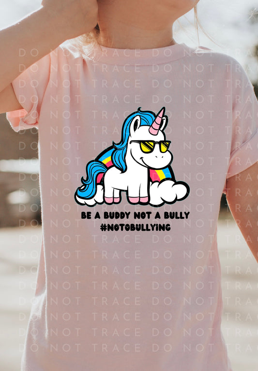 Unicorn Be a Buddy DTF Transfers - 000327