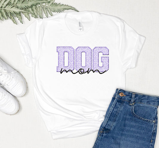 Dog Mom Purple DTF Transfer-00067