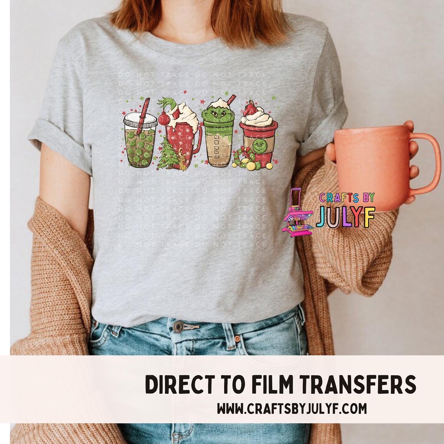 Coffee,Fall,Halloween DTF Transfer-000219