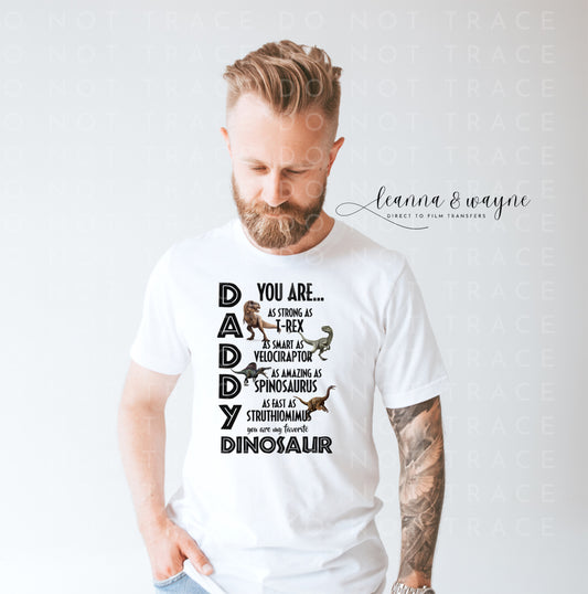 Daddy Dinosaur | DTF Transfers-000128