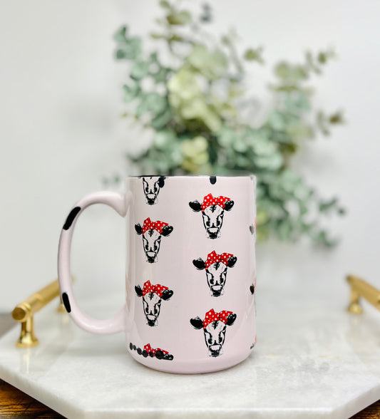 Cow head 15 oz. Ceramic Mugs