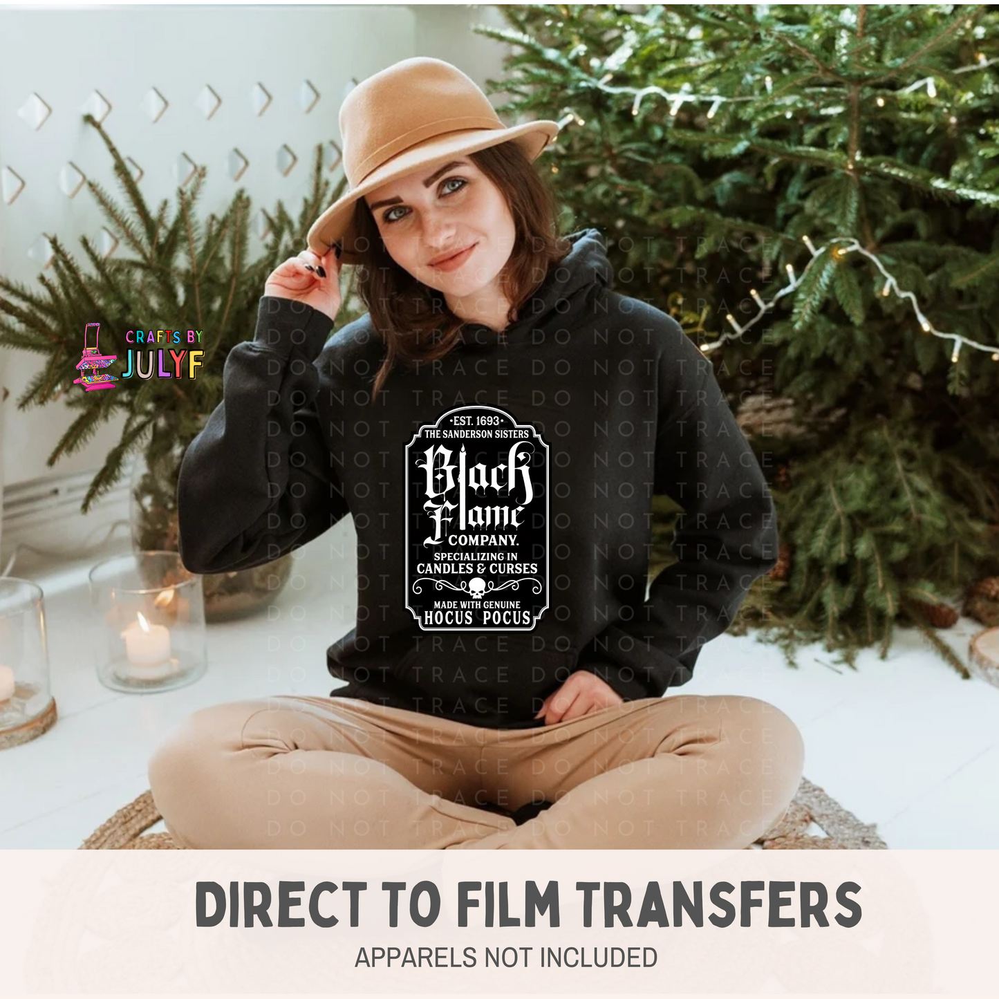 Black Flame  DTF Transfer-000254