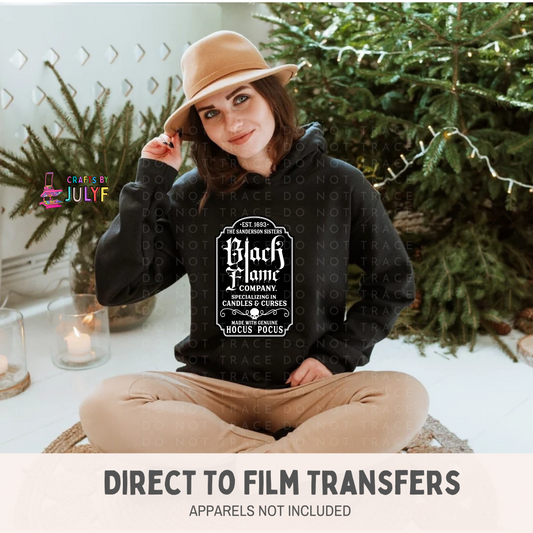 Black Flame  DTF Transfer-000254