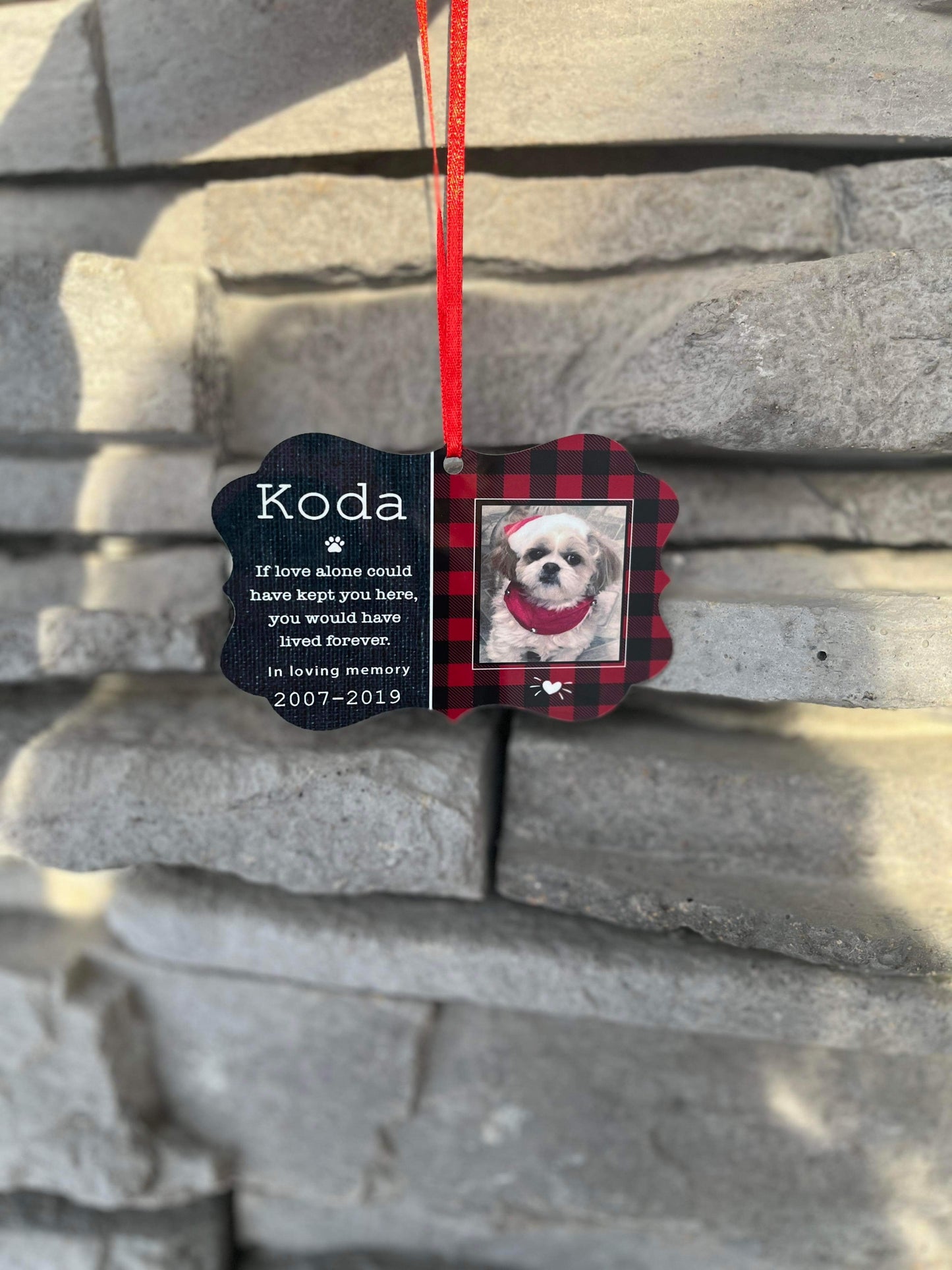 Custom Pet Ornament-Sublimation