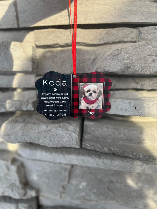 Custom Pet Ornament-Sublimation